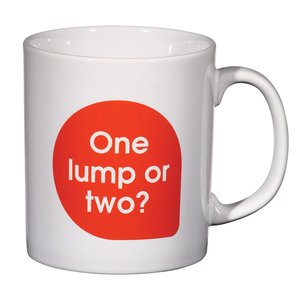 Additional Image 4 - a white mug with a red label