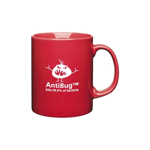 Additional Image 1 - a red mug with white text