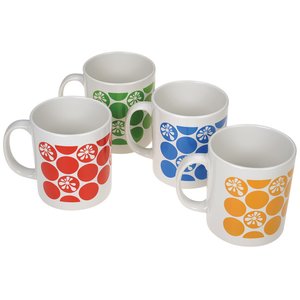 Additional Image 2 - a group of colorful mugs