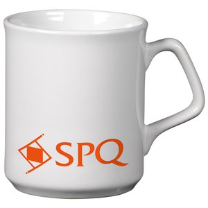 Additional Image 5 - a white mug with orange logo