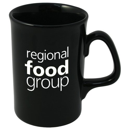 Additional Image 1 - a black mug with white text