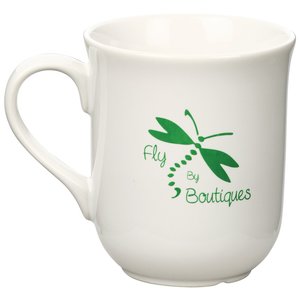 Additional Image 2 - a white mug with a green dragonfly on it