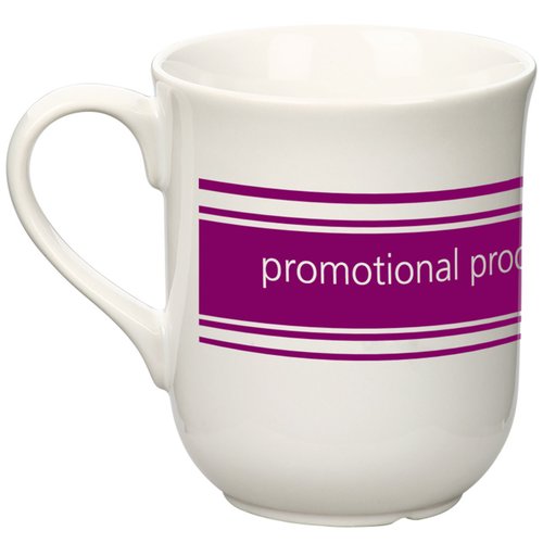 Additional Image 1 - a white mug with a purple label