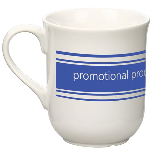 Additional Image 2 - a white mug with a blue label