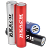 View Image 5 of 6 of Cylinder Power Bank Charger - 2600mAh - Printed