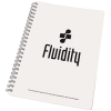 Additional Image 1 - a white spiral bound notebook with black text