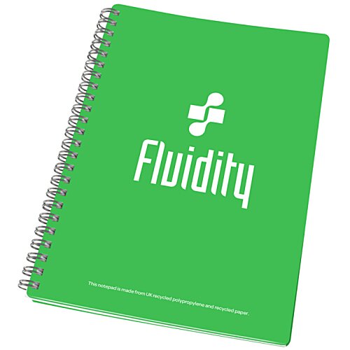 Additional Image 2 - a green notebook with white text