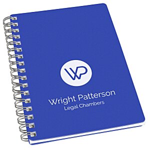 Additional Image 3 - a blue notebook with a logo