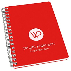 Additional Image 8 - a red notebook with a logo