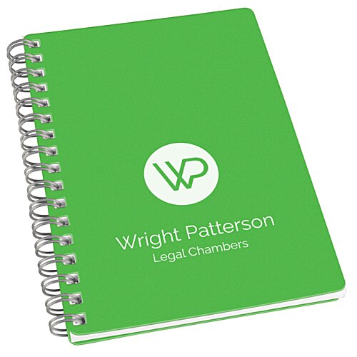 Additional Image 7 - a green notebook with a logo