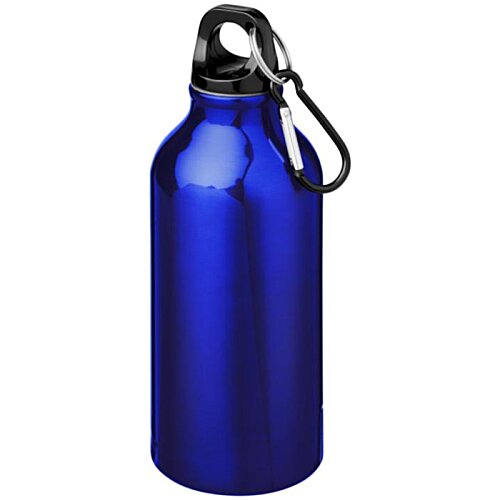 Additional Image 4 - a blue water bottle with a black strap
