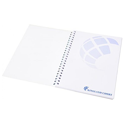 Additional Image 1 - a white paper with blue design
