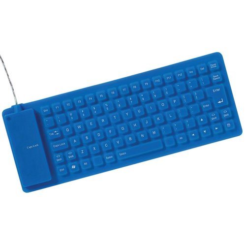Additional Image 4 - a blue keyboard with a white handle