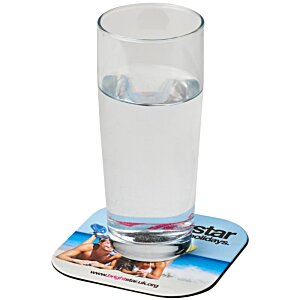 Additional Image 1 - a glass of water on a coaster