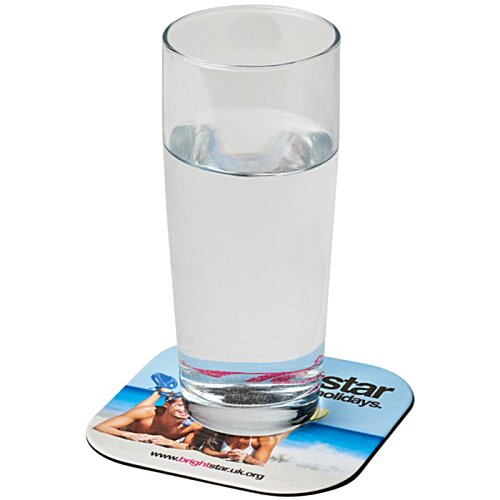 Additional Image 1 - a glass of water on a coaster
