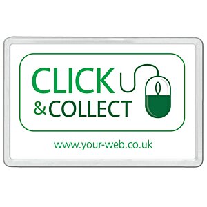 Additional Image 1 - a white rectangular sign with green text