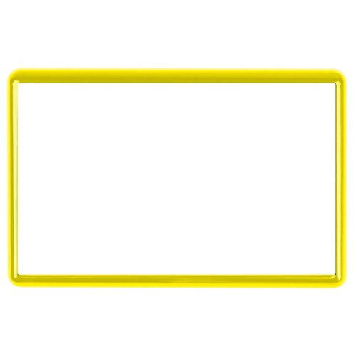 Additional Image 1 - a yellow rectangle with a white background