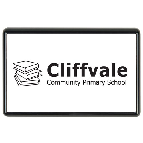 Additional Image 6 - a white rectangular sign with black text