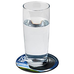 Additional Image 1 - a glass of water on a coaster