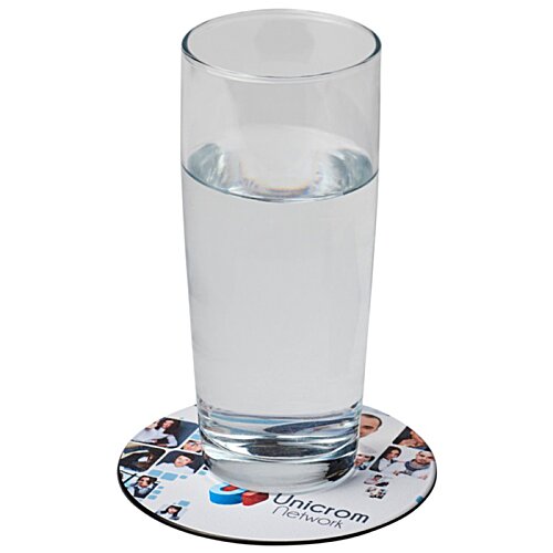 Additional Image 1 - a glass of water on a coaster