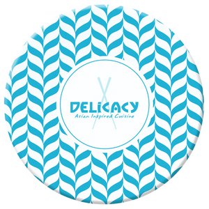 Additional Image 2 - a blue and white plate