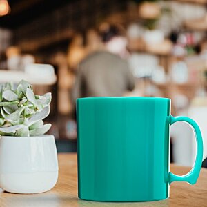 Additional Image 4 - a blue mug on a table