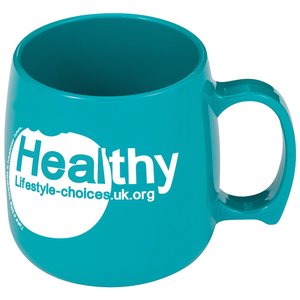 Additional Image 9 - a blue mug with white text