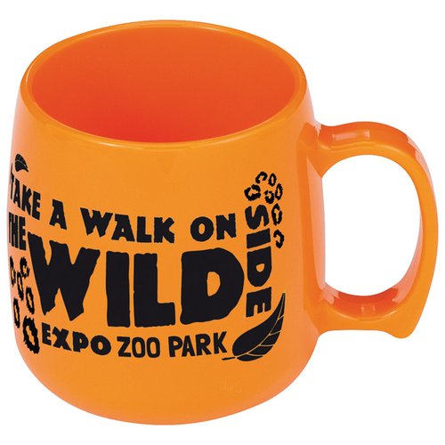 Additional Image 4 - an orange mug with black text