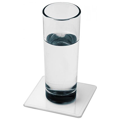 Additional Image 1 - a glass of water on a square plate