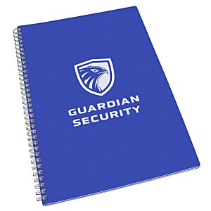 Additional Image 1 - a blue notebook with white text