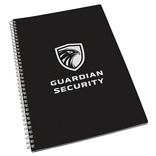 Additional Image 3 - a black notebook with white text