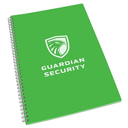 Additional Image 6 - a green notebook with white text