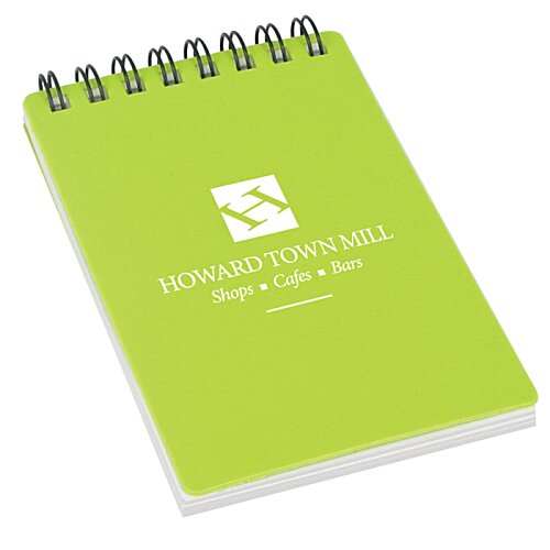 Additional Image 1 - a green notebook with a spiral bound