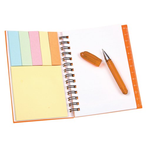 Additional Image 1 - a notebook with a pen and pencil
