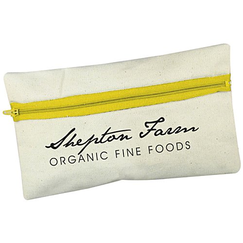 Additional Image 3 - a white bag with yellow zipper