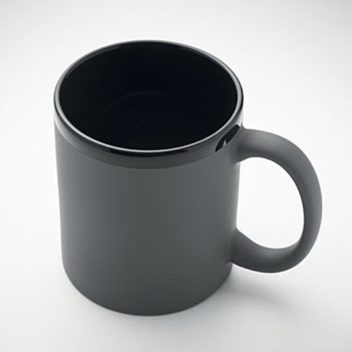 Additional Image 3 - a black mug with a handle