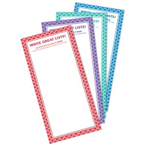Additional Image 1 - a group of rectangular colored papers