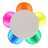 Additional Thumbnail Image 2 - a colorful circle with a white circle