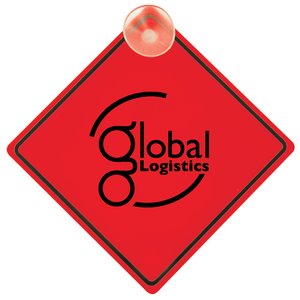 Additional Image 1 - a red diamond shaped sign with black text