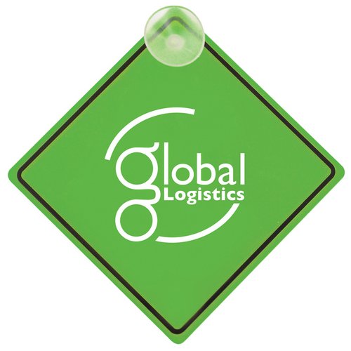 Additional Image 2 - a green diamond shaped sign