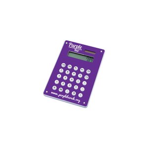 Additional Image 4 - a purple calculator with white buttons