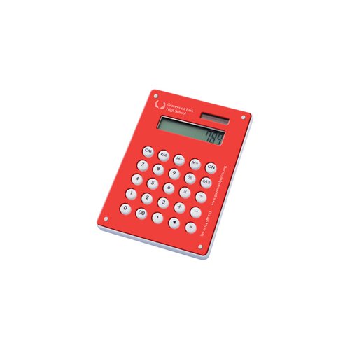 Additional Image 2 - a red calculator with a screen