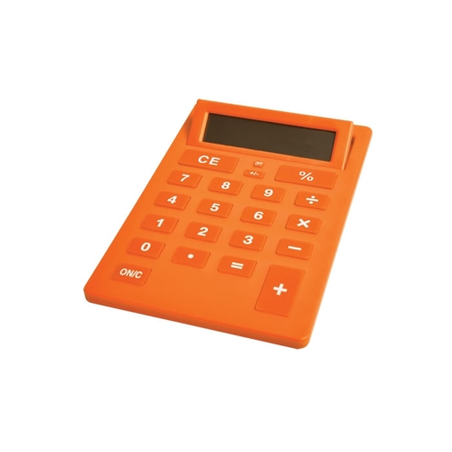 Additional Image 4 - an orange calculator on a white background