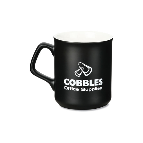 Additional Image 1 - a black mug with white text