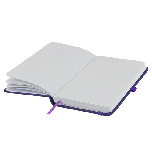 Additional Image 4 - a white notebook with a black cover