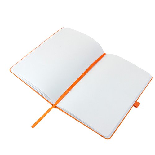 Additional Image 13 - a white notebook with orange pencils