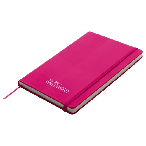 Additional Image 5 - a pink notebook with a cord