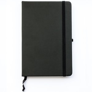 Additional Image 1 - a black notebook with a cord attached