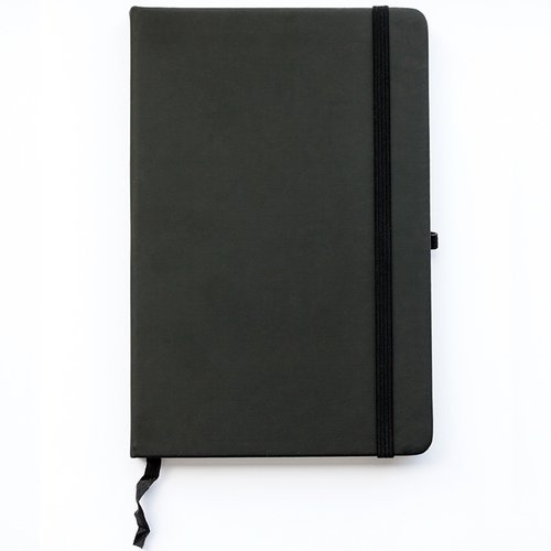 Additional Image 1 - a black notebook with a cord attached