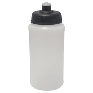 Additional Image 7 - a white plastic water bottle with a black lid